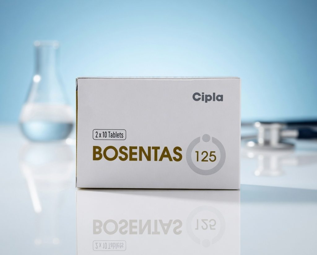 Bosentas 125 mg by Cipla; original brand: Tracleer) is a medication primarily used to treat pulmonary arterial hypertension (PAH).