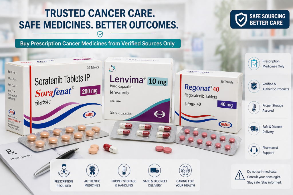 Lenvatinib and sorafenib tablets for liver cancer treatment