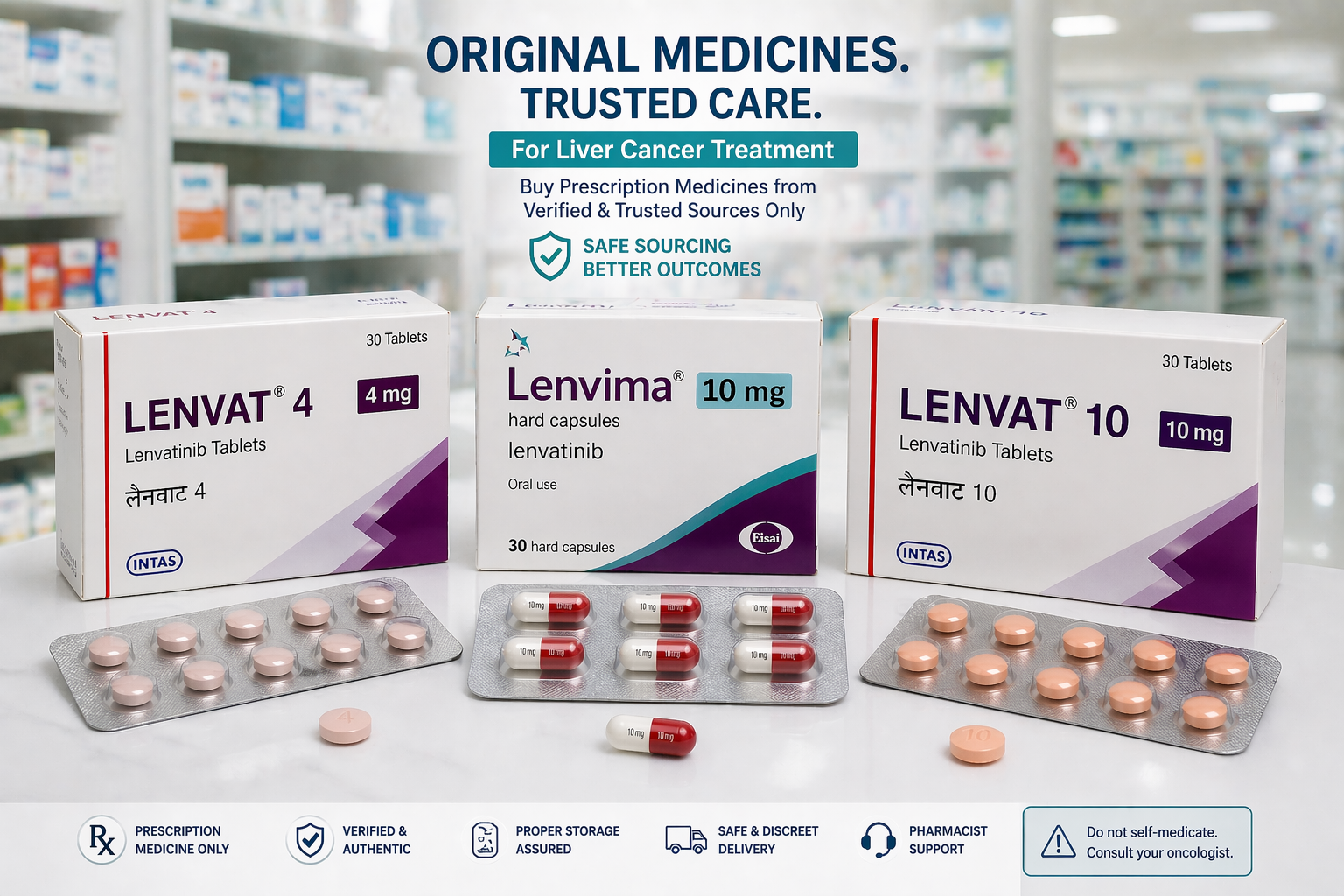 Lenvatinib for thyroid cancer targeted therapy treatment