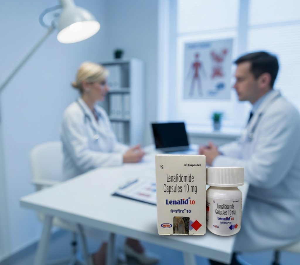 Lenalidomide uses in multiple myeloma treatment guide with oncology tablets and patient care