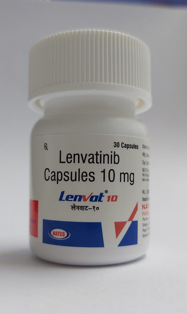  Lenvatinib Capsules 10 mg Lenvat 10 mg by Natco