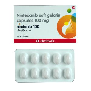 Nintedanib tablet used for pulmonary fibrosis treatment