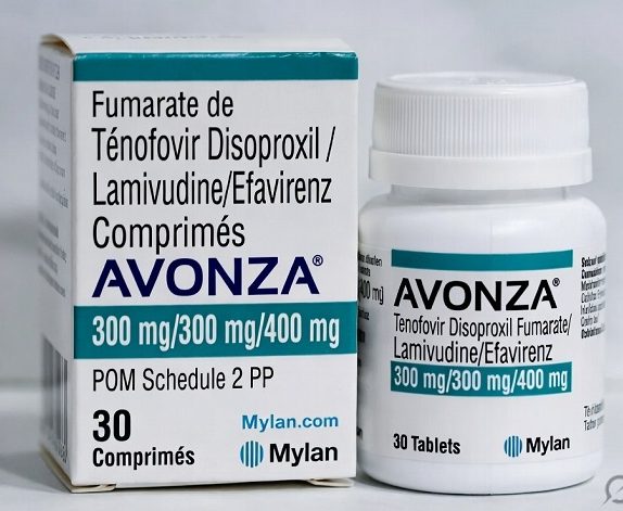 Efavirenz for HIV treatment showing its NNRTI mechanism, dosage guidelines, common side effects, contraindications, and safety precautions