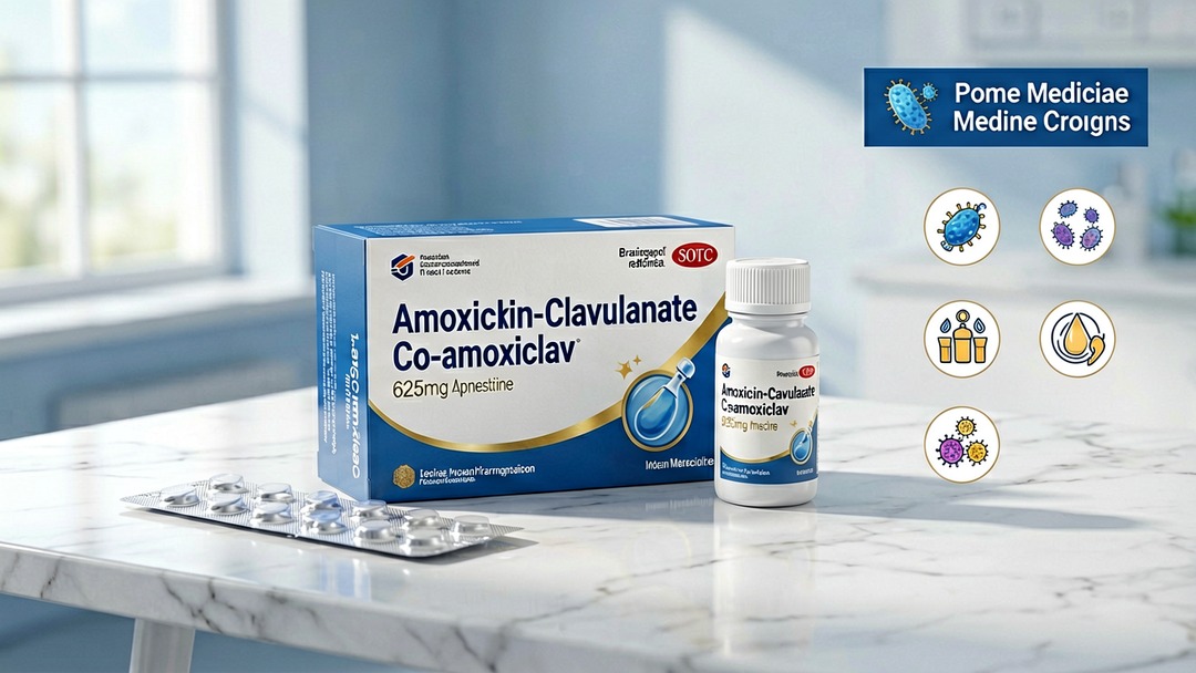 Augmentin (Amoxicillin-Clavulanate) Guide: Uses, Dosage, Side Effects & Affordable Generic Options for Bacterial Infections